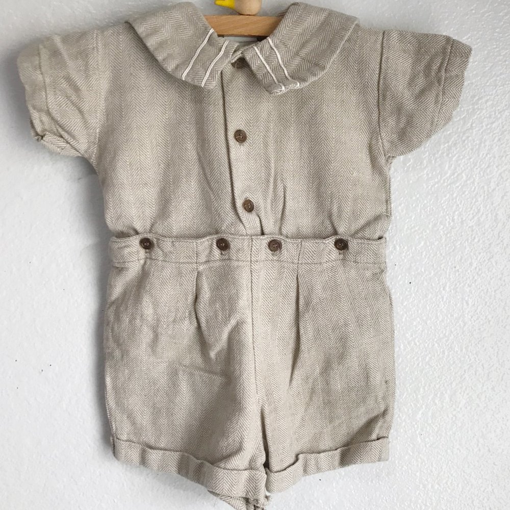 Vintage Heartstrings Baby Detachable Shorts 18mo